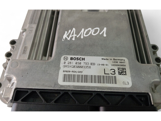 Řídící jednotka 37820RSXG03, 0281030793 Honda CR-V 2014