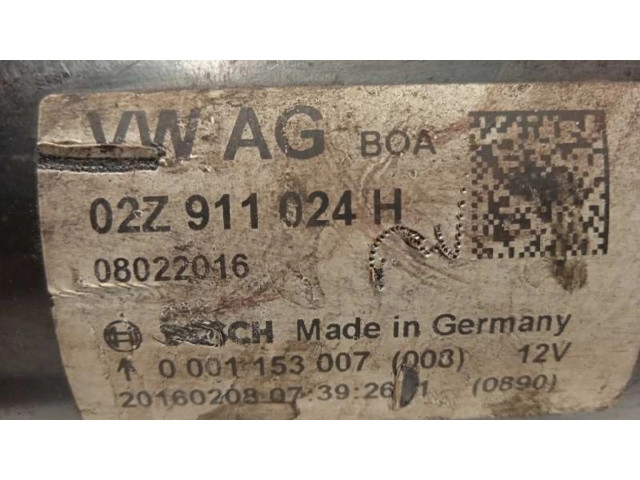 Стартер 02Z911024H, 0001153007 Volkswagen Caddy