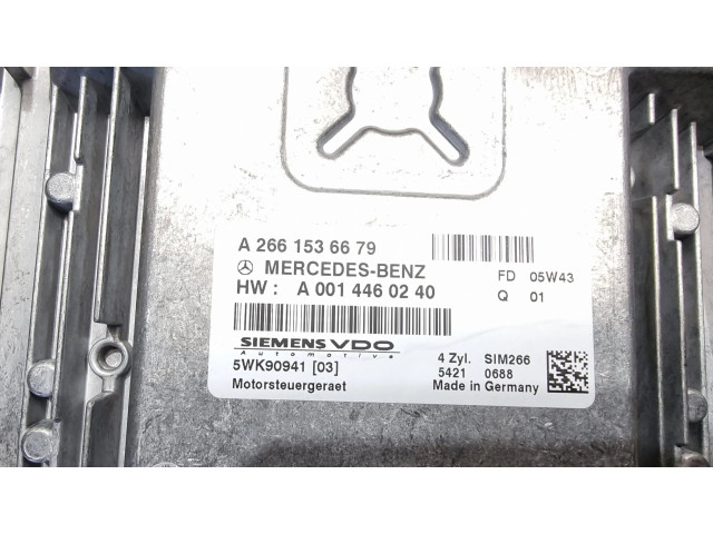 Řídící jednotka A2661536679, 5WK90941 Mercedes-Benz B W245 2008