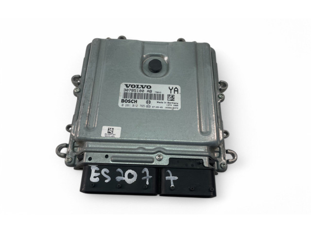 Блок управления двигателем Блок управления 30785100AB, 0281012765   Volvo V70