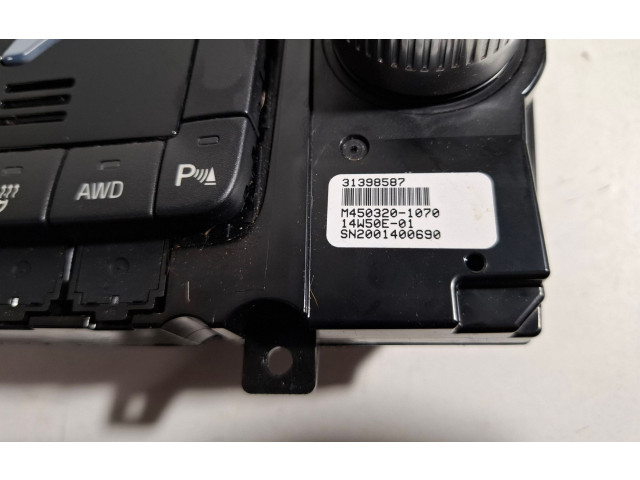 Блок управления климат-контролем 31398587   Volvo V60