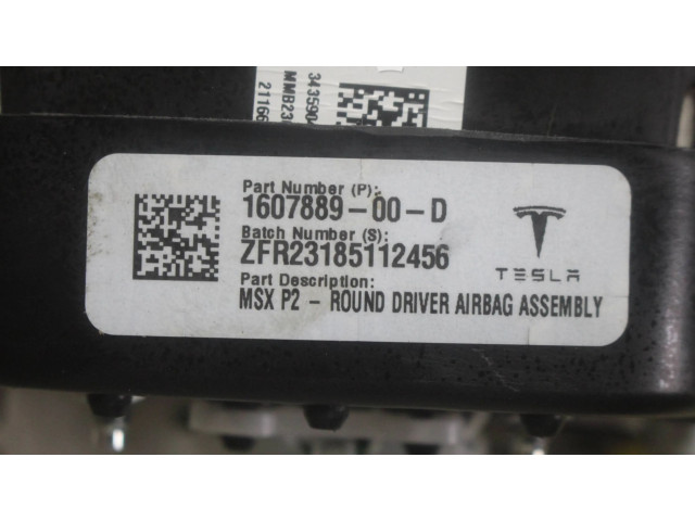 Подушка безопасности водителя 160788900D, ZFR23115112456 Tesla Model S