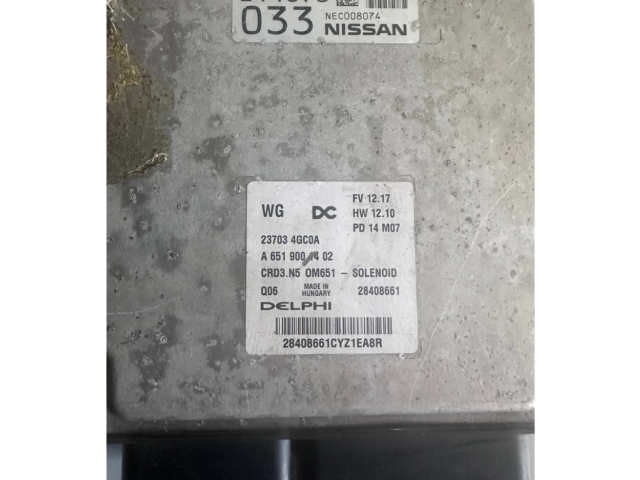 Блок управления двигателя A6519001402, 237034GC0A   Infiniti Q50