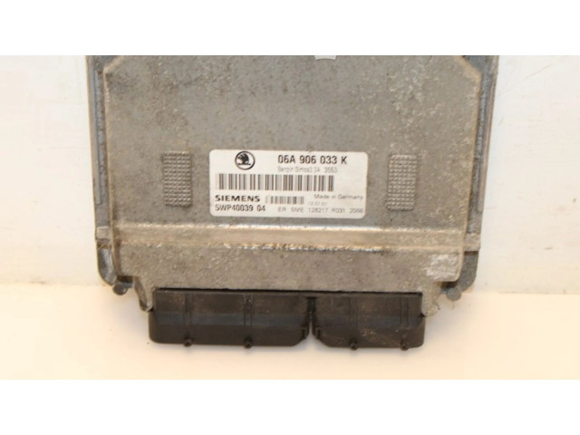 Блок управления двигателя 06A906033K, 06A906033K   Skoda Octavia Mk1 (1U)