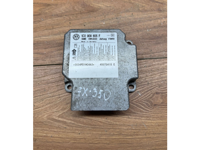 Блок подушек безопасности 1C0909605F, 5WK43131   Skoda Fabia Mk2 (5J)