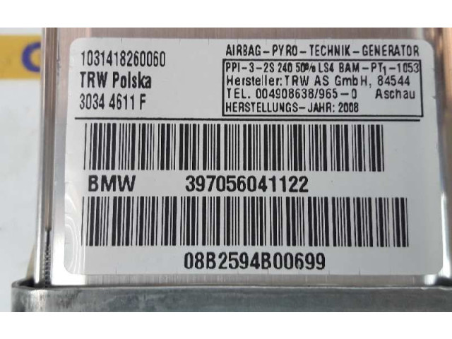 Подушка безопасности пассажира 72127056041, 397056041122   BMW X3 E83