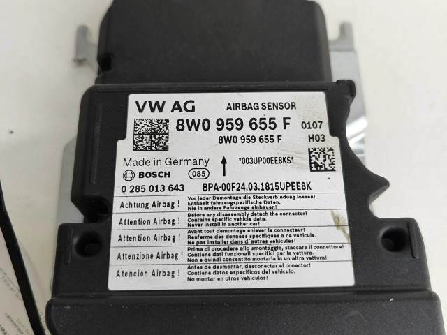 Блок подушек безопасности 8W0959655F, 0285013643 Audi A5