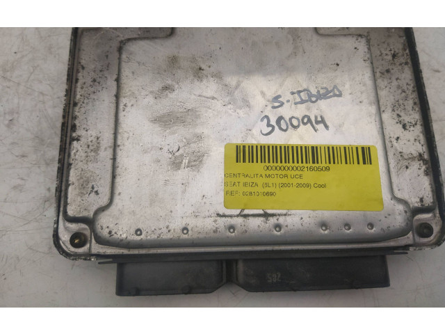 Блок управления двигателя 0281010688, 038906012CD Seat Ibiza III (6L)