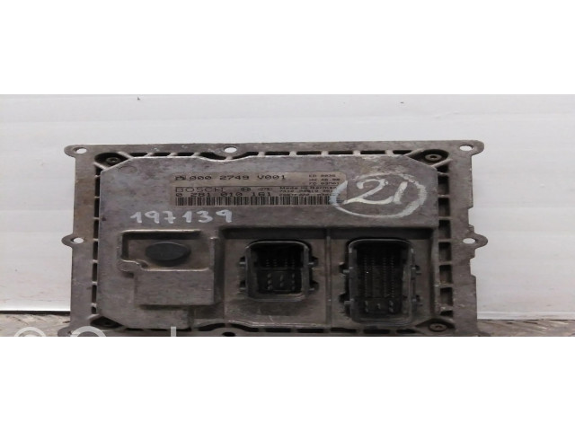 Блок управления двигателя 0281010161, 0002749V001 Smart Roadster