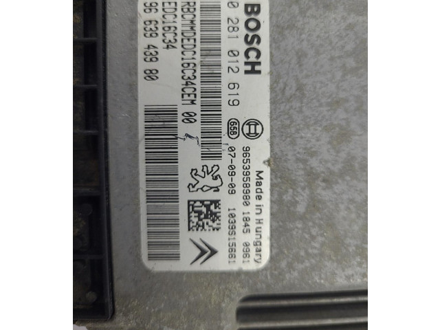 Řídící jednotka 00001940CC   Citroen Berlingo 2007