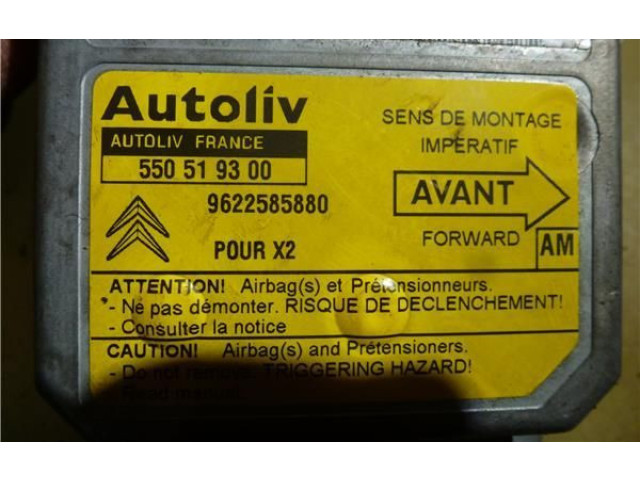 Блок подушек безопасности 550519300, 9622585880 Citroen Xantia
