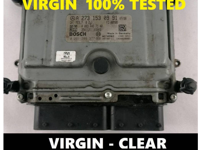 Řídící jednotka 0261209377, A2731530991 Mercedes-Benz GL X166 2015