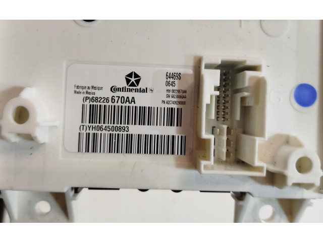 Блок комфорта 68226670AA Maserati Ghibli