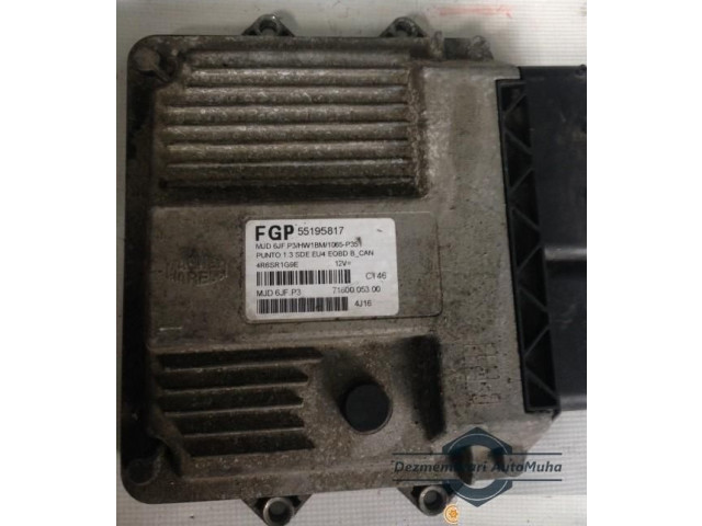 Блок управления двигателем Блок управления 55195817, 6JF.P3 Fiat Grande Punto