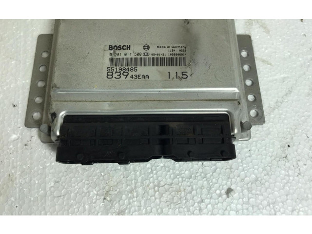 Řídící jednotka 55198485, 0281011500   Lancia Lybra 