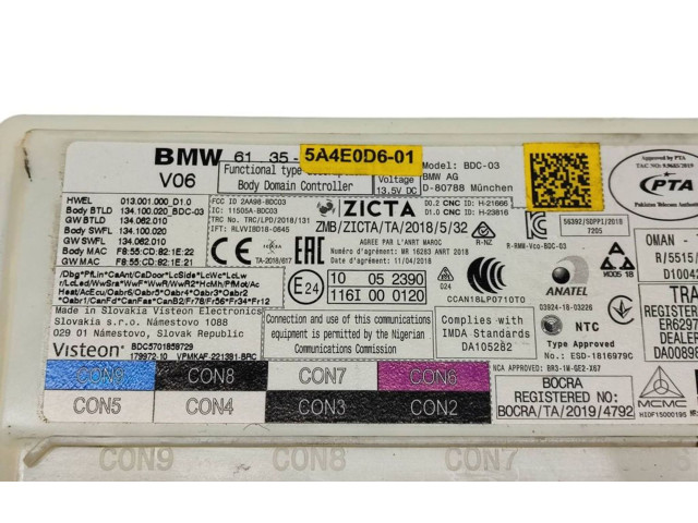 Řídící jednotka 5A45F6001, 0261S10549 BMW 4 G22 G23 G24 G26 2021