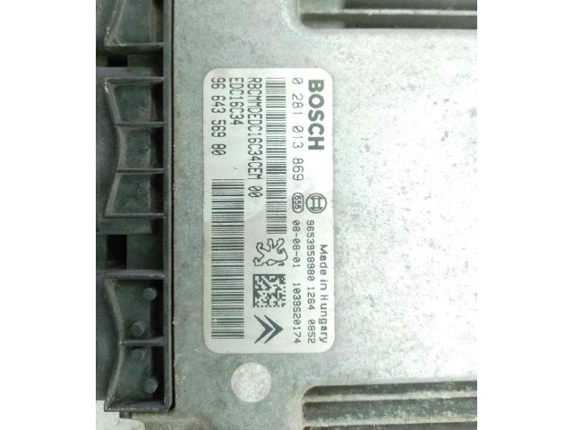 Блок управления 9664356980, 0281013869   Peugeot Expert