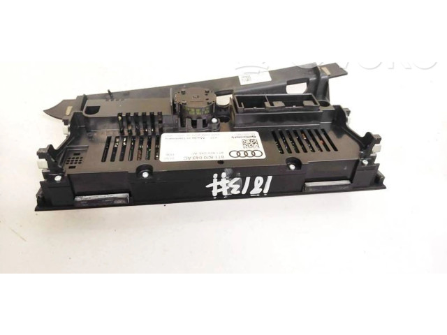 Блок управления климат-контролем 8t1820043AC, 8t1820043   Audi A5 8T 8F
