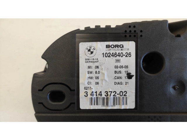 Панель приборов 102464026, 341437202   BMW X3 E83       