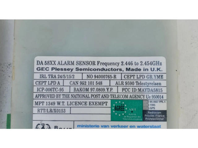 Блок управления сигнализации