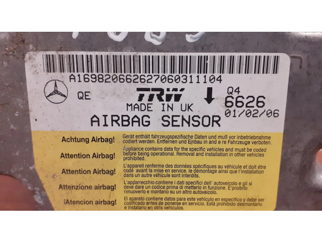 Блок подушек безопасности 7689, A1698206626   Mercedes-Benz A W169