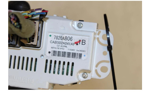 Блок управления климат-контролем 7820A806 Mitsubishi ASX