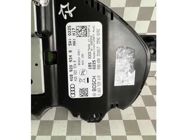 Панель приборов 4G8920934R, 0263725115   Audi A6 S6 C7 4G       