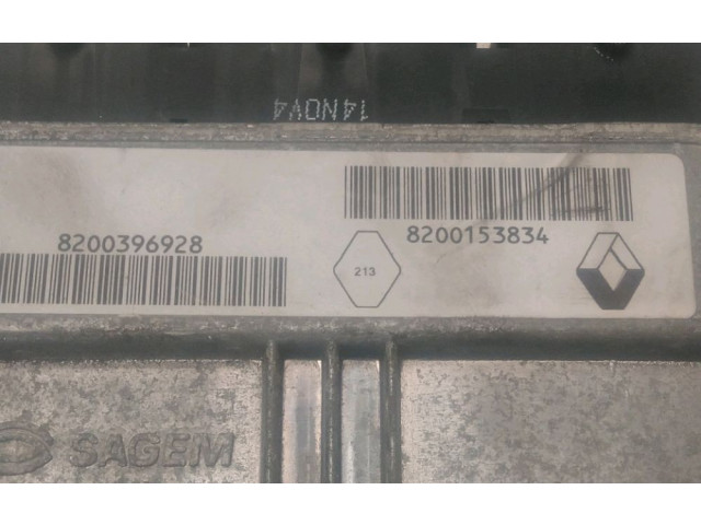 Блок управления двигателя 8200396928, 8200396928 Renault Twingo I