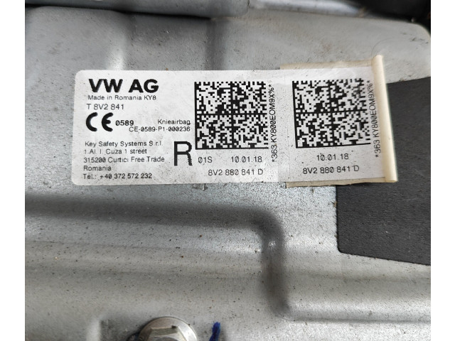 Подушка безопасности для колен 8V2880841D Audi A3 S3 8V