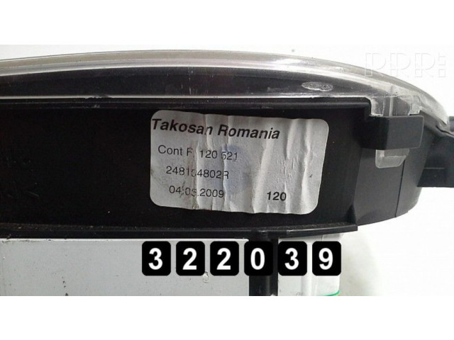 Панель приборов 248104802R Dacia Logan Pick-Up