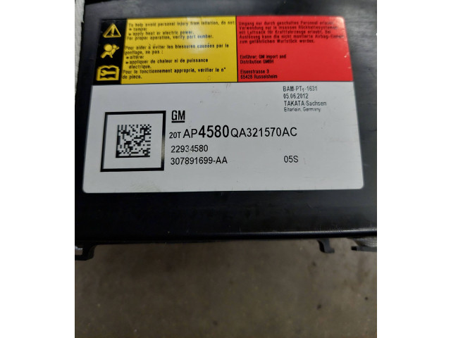 Надувная подушка для сиденья 22934580, 307891699AA Opel Insignia A