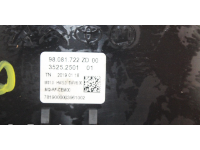 Блок управления климат-контролем 98081722ZD00   Citroen Berlingo