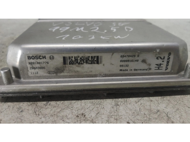 Блок управления двигателя 0281001776, 285A3886   Volvo S80