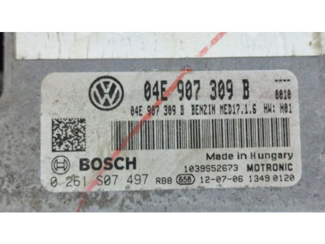 Блок управления двигателя 04E907309B, 0261S07497 Volkswagen Jetta VI