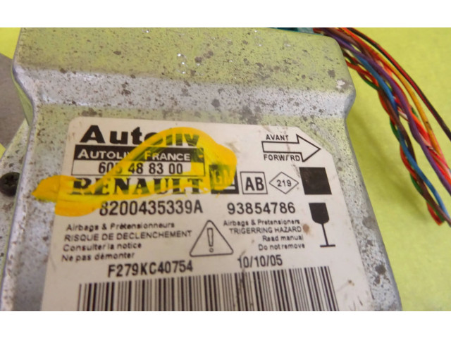 Блок подушек безопасности 605488300, 8200435339A   Renault Trafic II (X83)