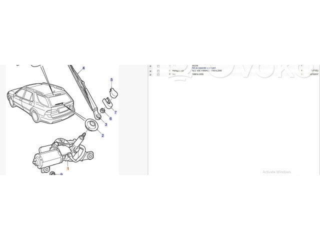 Píst 5407085, 5587241 Saab 9-5 B235R