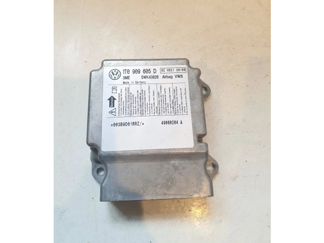 Блок подушек безопасности 1T0909605D, 5WK43828 Volkswagen Touran I