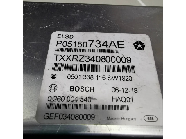 Блок управления коробкой передач P05150734AE, 0260004540 Jeep Grand Cherokee