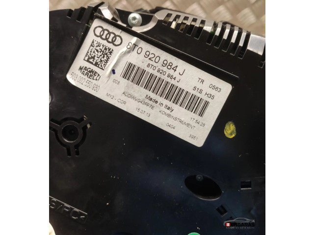 Přístrojová deska Audi A5 8T 8F 2011 8t0920984j