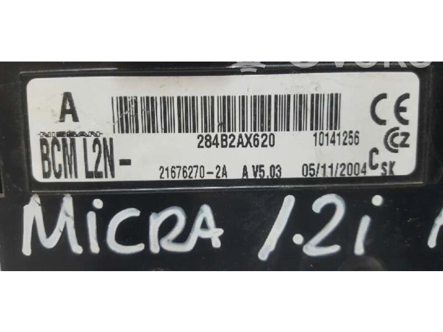 Řídící jednotka 284B2AX620 Nissan Micra