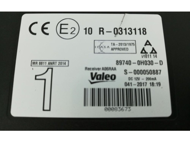 Volant Toyota Aygo AB10 2019 0H030, 89740  