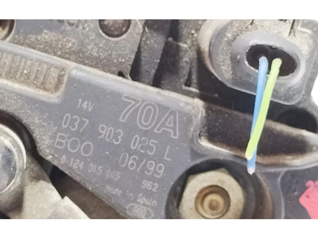 Генератор 037903025L Volkswagen Lupo