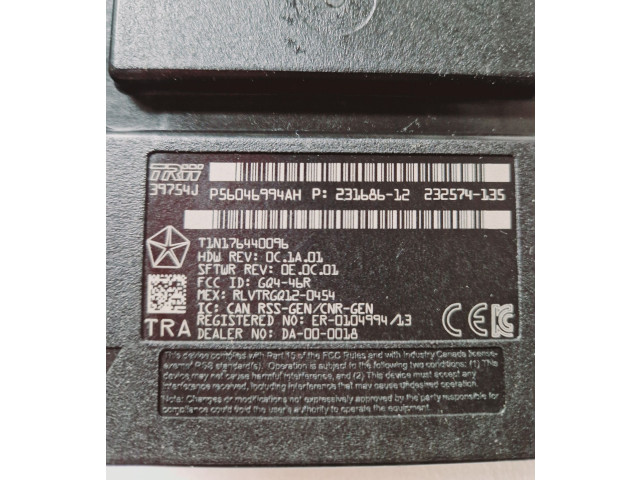 Блок управления P56046994AH, T1N176440096   Jeep Cherokee