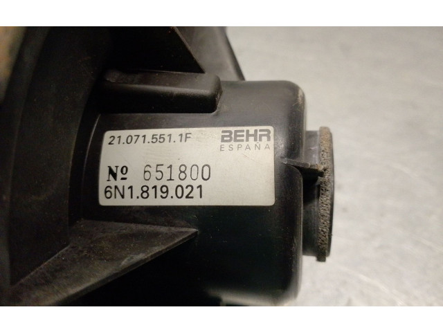 Вентилятор печки    6K9857502C, BEHR   Seat Inca (6k)