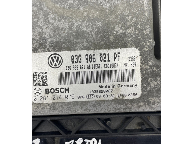 Řídící jednotka 03G906021AB, 0281014075 Volkswagen Caddy 2006