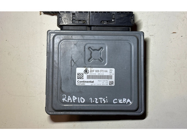 Блок управления двигателя 03F906070HA, 03F907309AK   Skoda Rapid (NH)