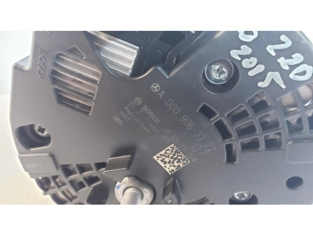 Генератор A0009063322, 0125711028   Mercedes-Benz B W246 W242 2.0     