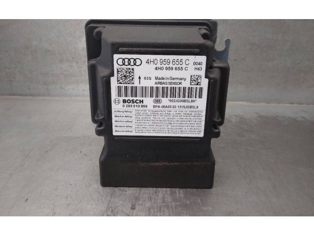 Блок подушек безопасности 4H0959655H, 0285010856   Audi A6 C7