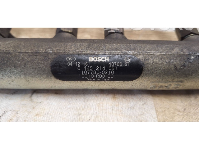 Топливная рампа 0445214051, 16610RBDE01 Honda Accord