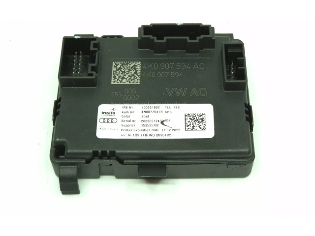 Блок управления 4K0907594AC, 4K0907594 Audi A6 S6 C8 4K
